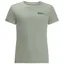 Jack Wolfskin Kid's Active Solid T-Shirt in Mint Leaf