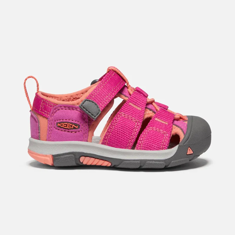 Keen Toddlers Newport H2 Sandal in Very Berry/ Fusion Coral