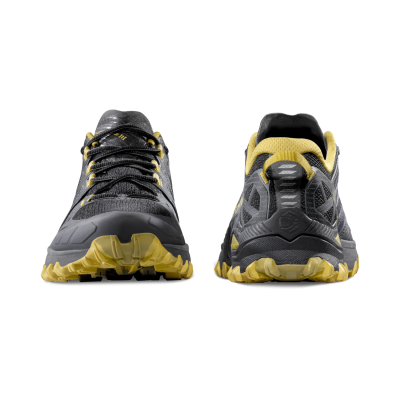 La Sportiva Bushido III Shoe in Black/Yellow-4