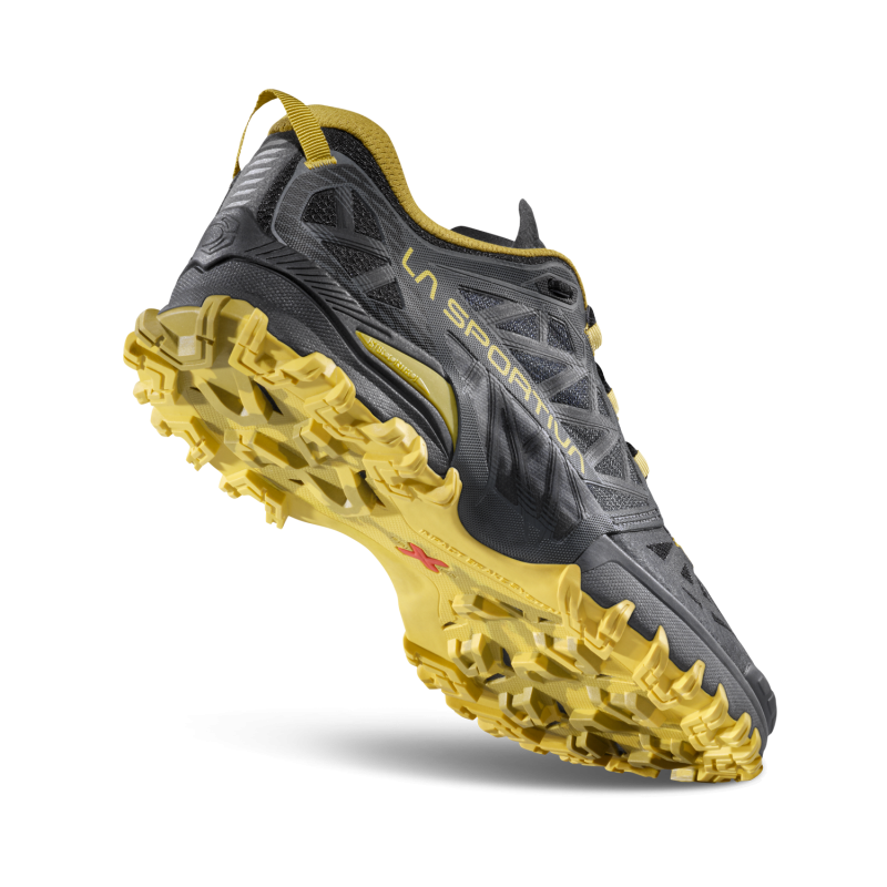 La Sportiva Bushido III Shoe in Black/Yellow-2