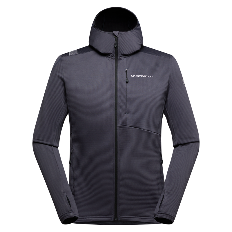 La Sportiva Men's Chill Thermal Hoody in Onyx/Chalk