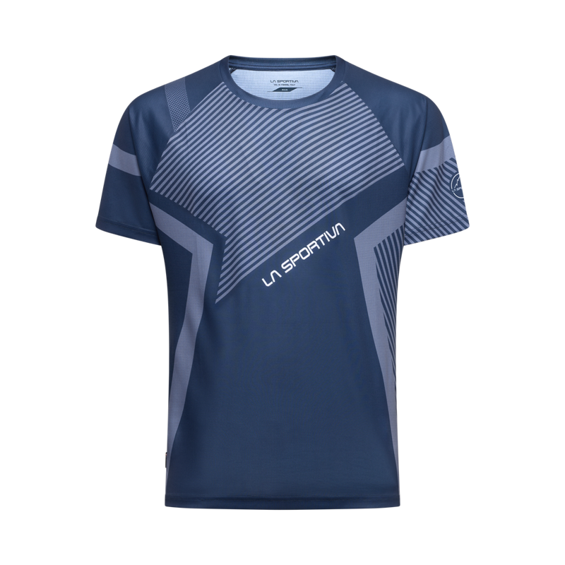 La Sportiva Men's Flow T-Shirt in Night Sky/Chalk