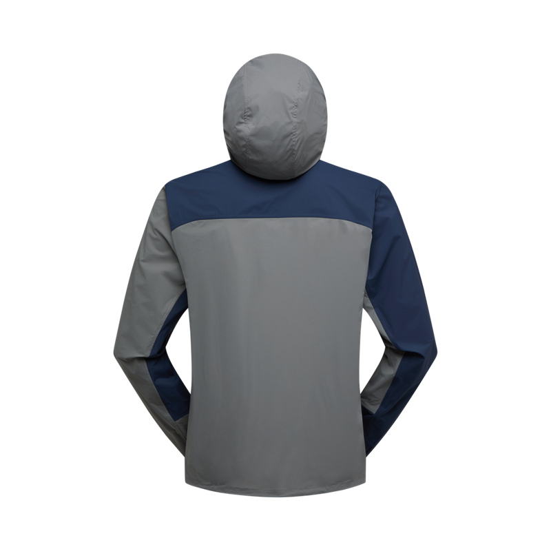 La Sportiva Men's Freeway Wind Jacket in Steel/Night Sky-1