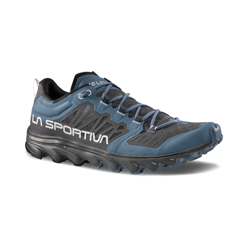 La Sportiva Men's Helios III Shoes in Hurricane/Chalk-1