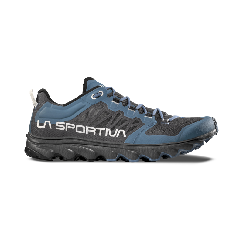 La Sportiva Men's Helios III Shoes in Hurricane/Chalk