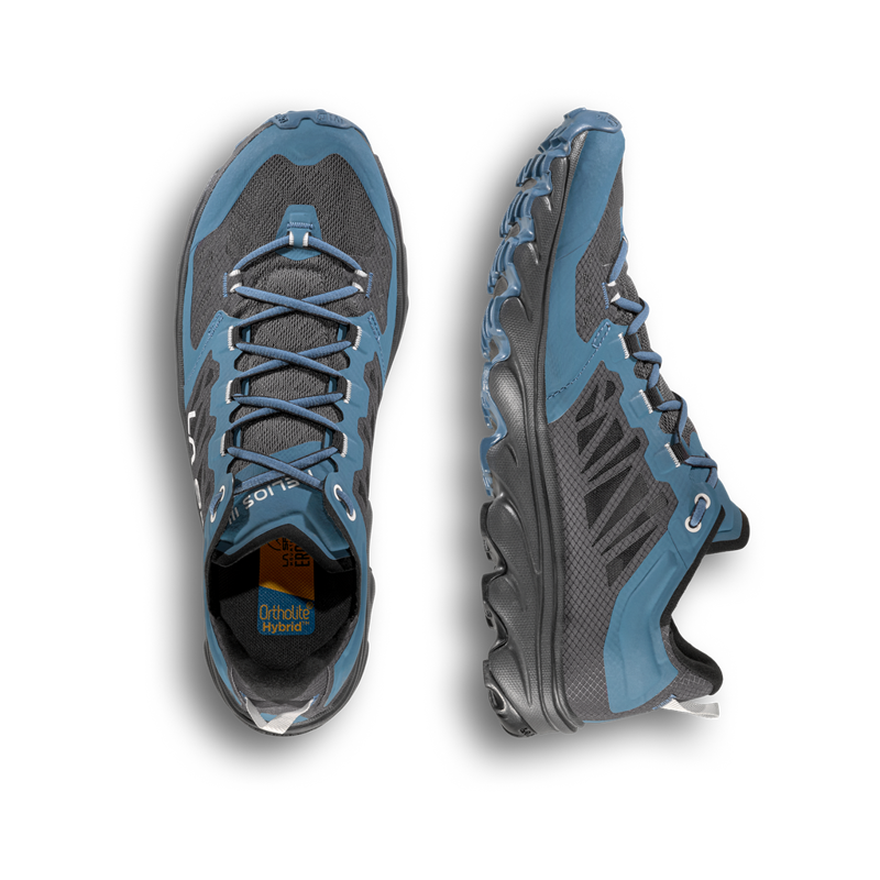 La Sportiva Men's Helios III Shoes in Hurricane/Chalk-5