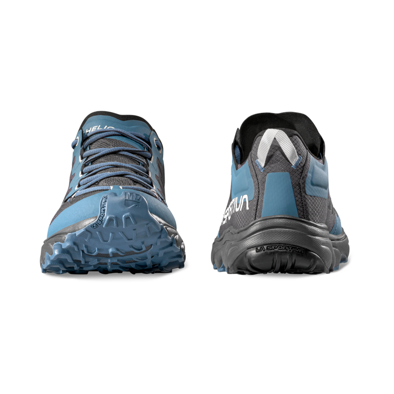 La Sportiva Men's Helios III Shoes in Hurricane/Chalk-7