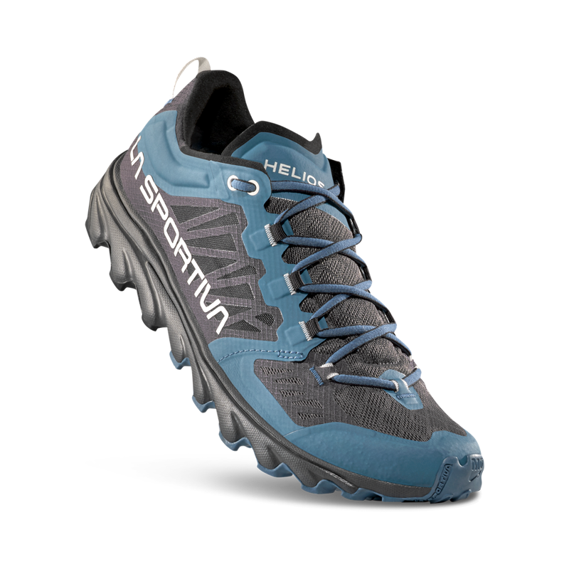 La Sportiva Men's Helios III Shoes in Hurricane/Chalk-3