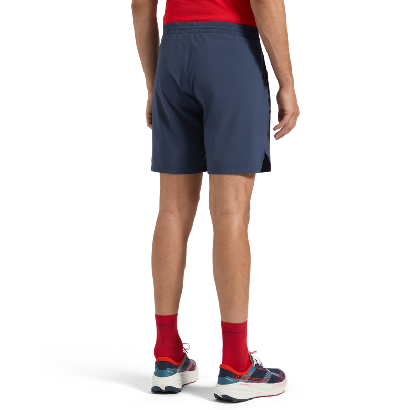 La Sportiva Men's Pure 7 Shorts in Night Sky/Chalk-3