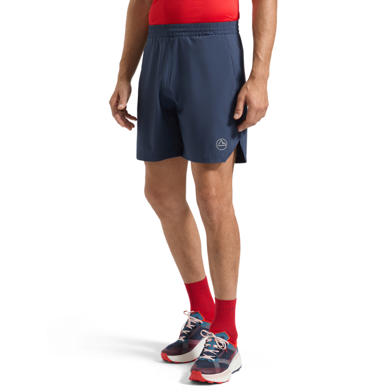 La Sportiva Men's Pure 7 Shorts in Night Sky/Chalk-2