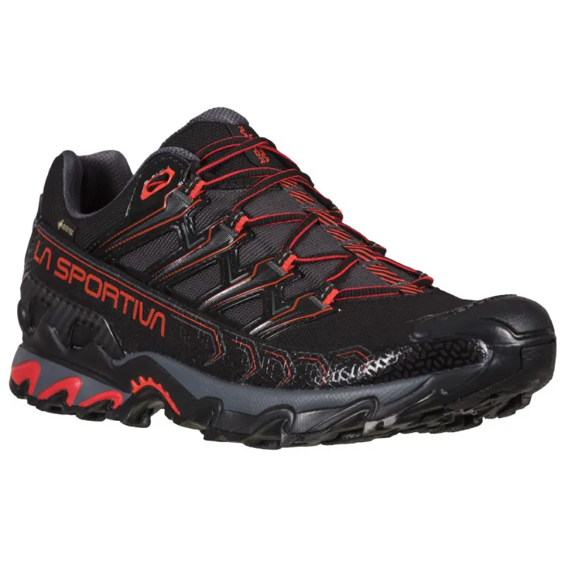 La Sportiva Men's Ultra Raptor II GTX in Black/Goji-1