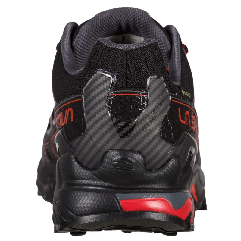 La Sportiva Men's Ultra Raptor II GTX in Black/Goji-4