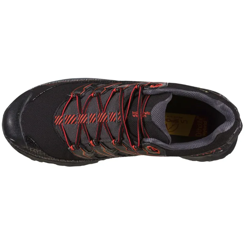 La Sportiva Men's Ultra Raptor II GTX in Black/Goji-5