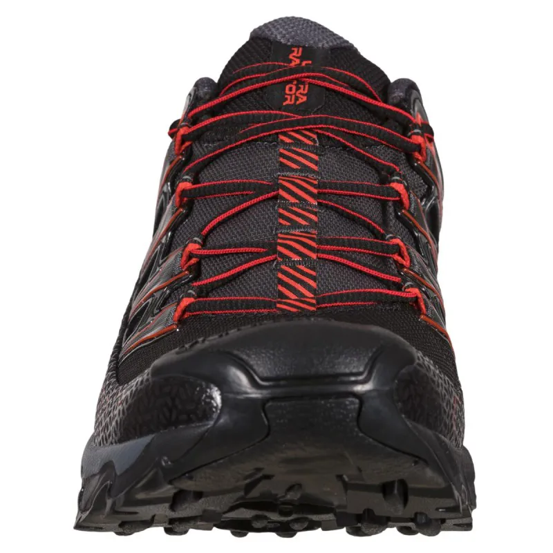 La Sportiva Men's Ultra Raptor II GTX in Black/Goji-3