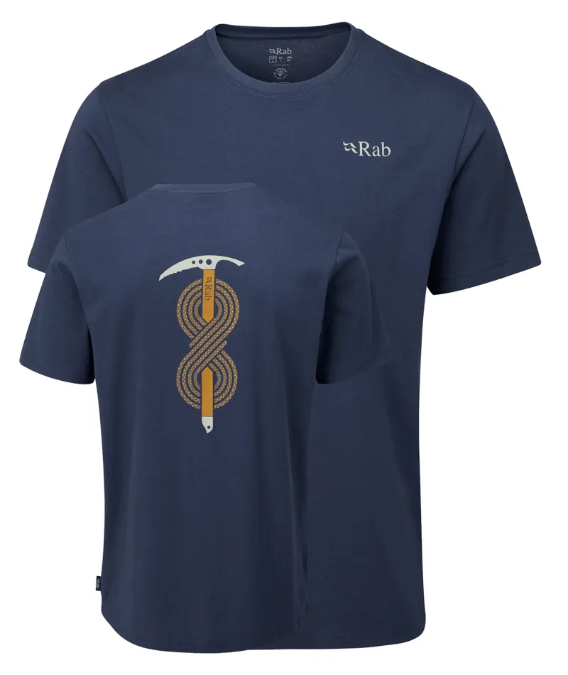 Rab Men's Stance Axe Tee in Deep Ink
