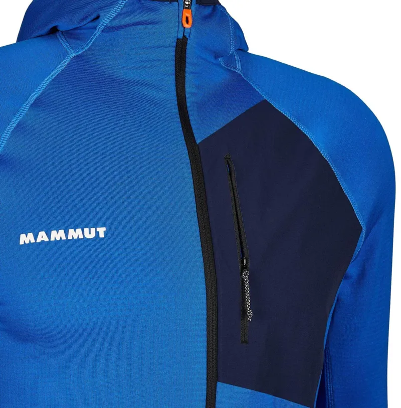 Mammut Men's Aenergy Light Midlayer Hooded Jacket in Azurit-Marine-2