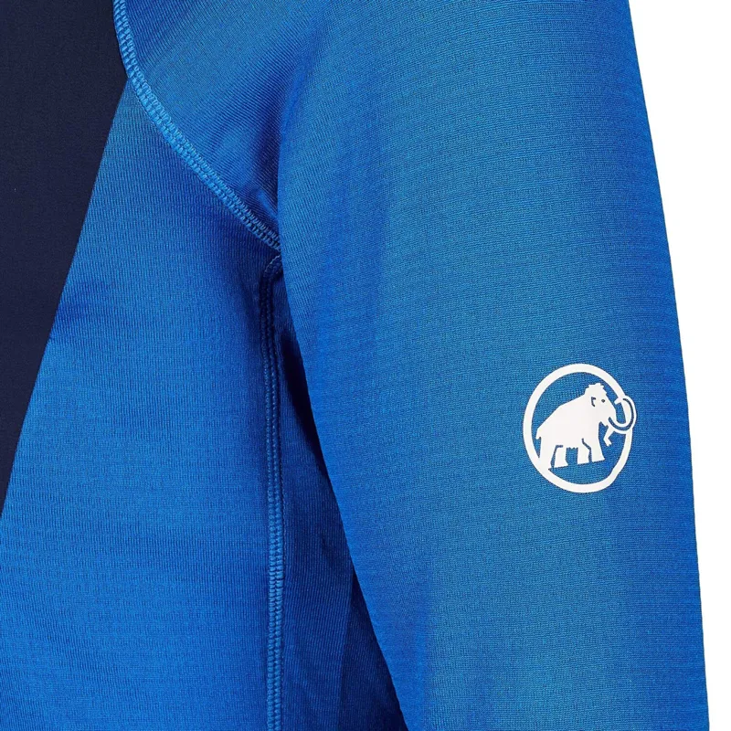 Mammut Men's Aenergy Light Midlayer Hooded Jacket in Azurit-Marine-3