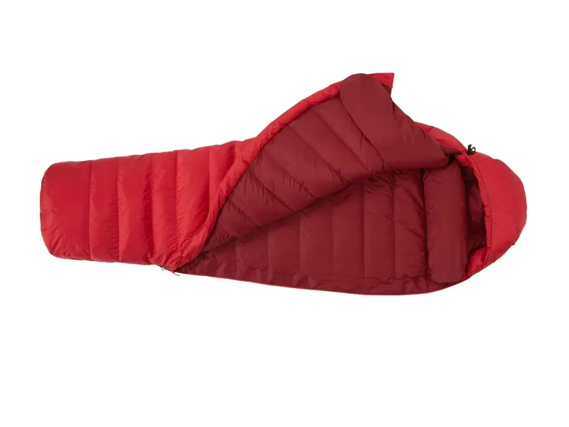 Mountain Equipment Glacier 450 Regular Sleeping Bag in Imperial Red-1