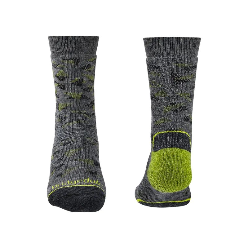 Bridgedale Men's Midweight Merino Performance Boot Socks in Gunmetal-1