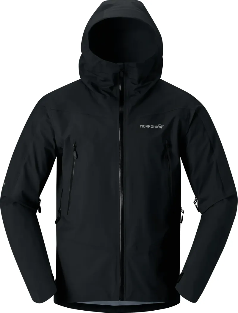 Norrona Men's Falketind Gore-Tex Jacket in Caviar Black