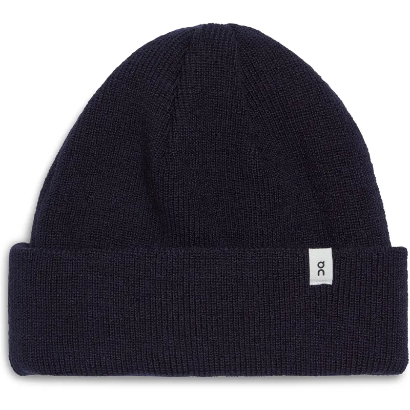 On Running Adult Merino Beanie in Navy