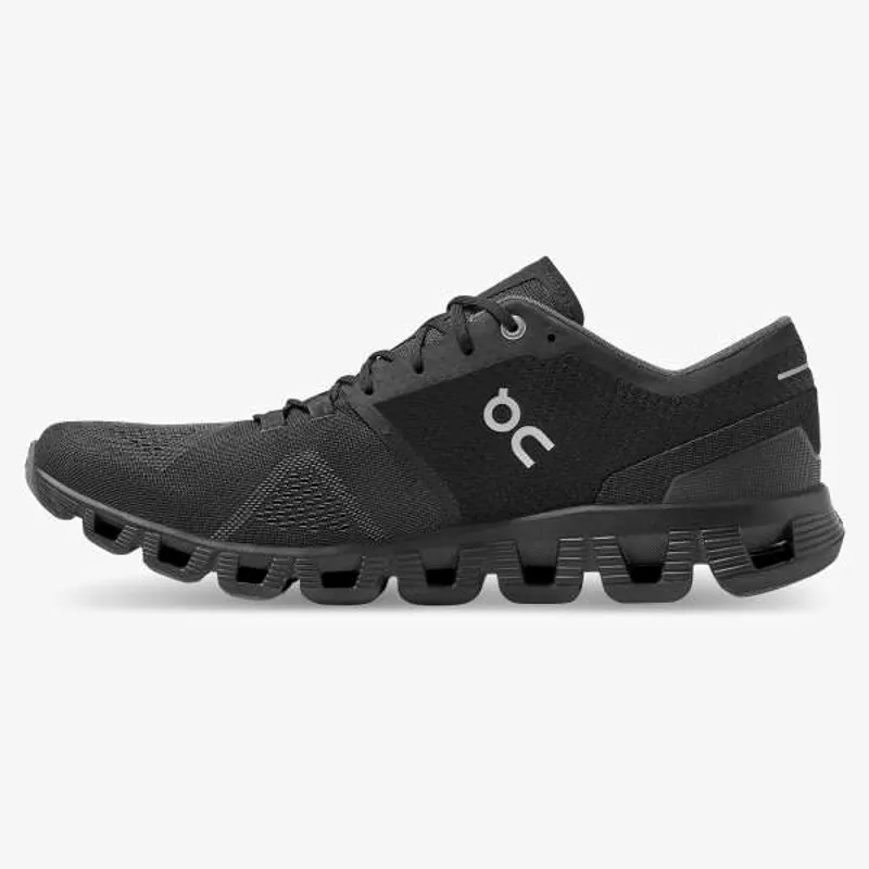 On Running Men's Cloud X Running Shoes in Black/Asphalt-4