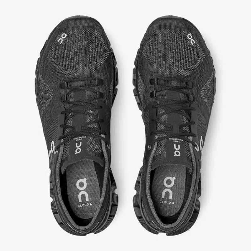 On Running Men's Cloud X Running Shoes in Black/Asphalt-5