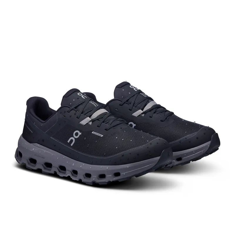 On Running Men's Cloudvista 2 Waterproof in Black/Eclipse-2