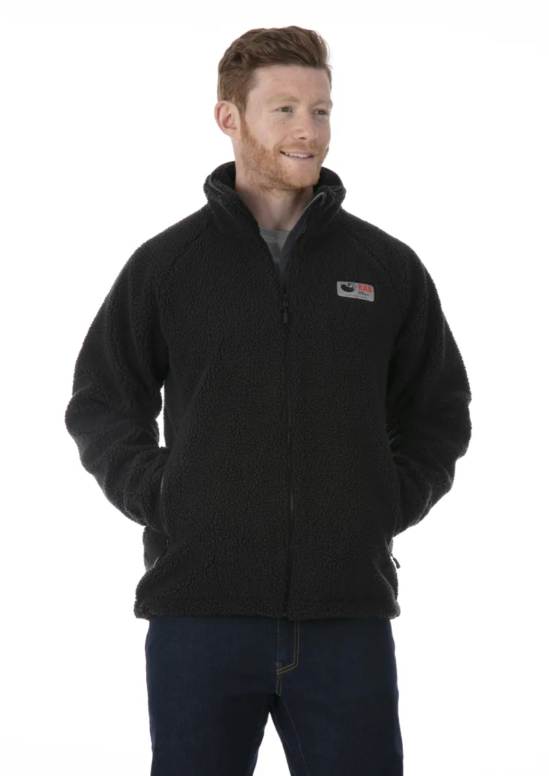 Rab Original Mens Pile Jacket in Black-1