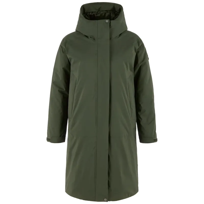 Fjallraven Women's Övik GTX Padded Parka in Deep Forest