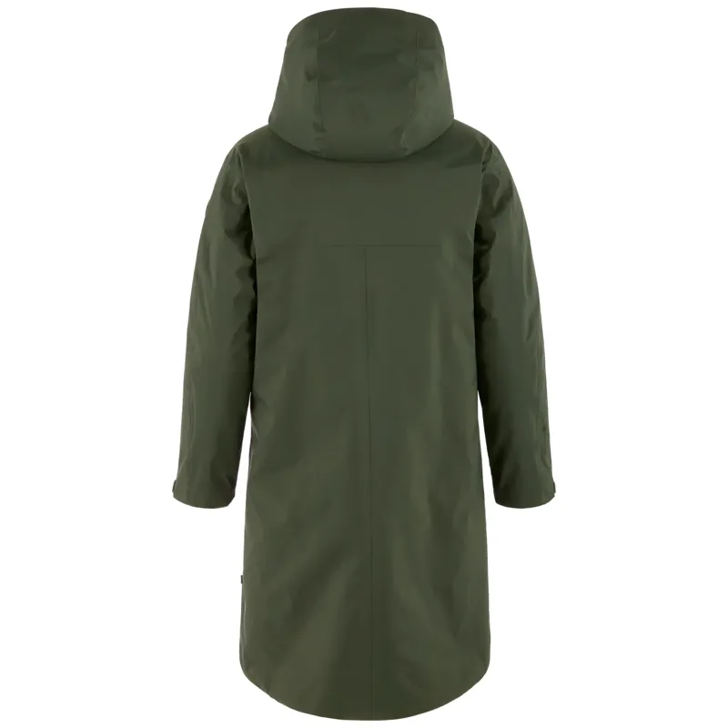 Fjallraven Women's Övik GTX Padded Parka in Deep Forest-1