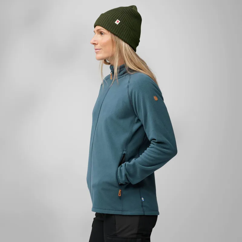 Fjallraven Women's Övik Lite Fleece Jacket in Mountain Blue-3