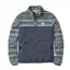 Passenger Men's Set Off Recycled Polar 1/4 Zip Fleece in Mountain Geo Stormy Sea