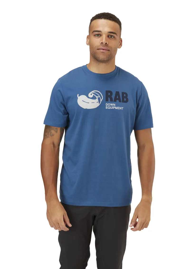 Rab Men's Stance Vintage Tee in Denim-1