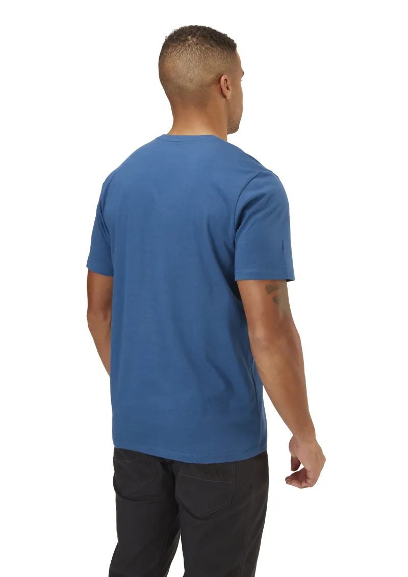 Rab Men's Stance Vintage Tee in Denim-2