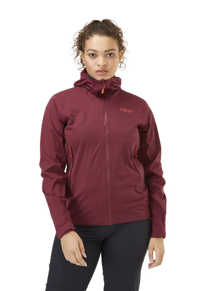 Rab Women's Kinetic 2.0 Jacket in Deep Heather-1