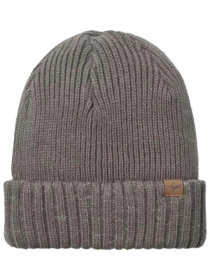 Sealskinz Adult Bacton Waterproof Cold Weather Roll Cuff Beanie in Grey