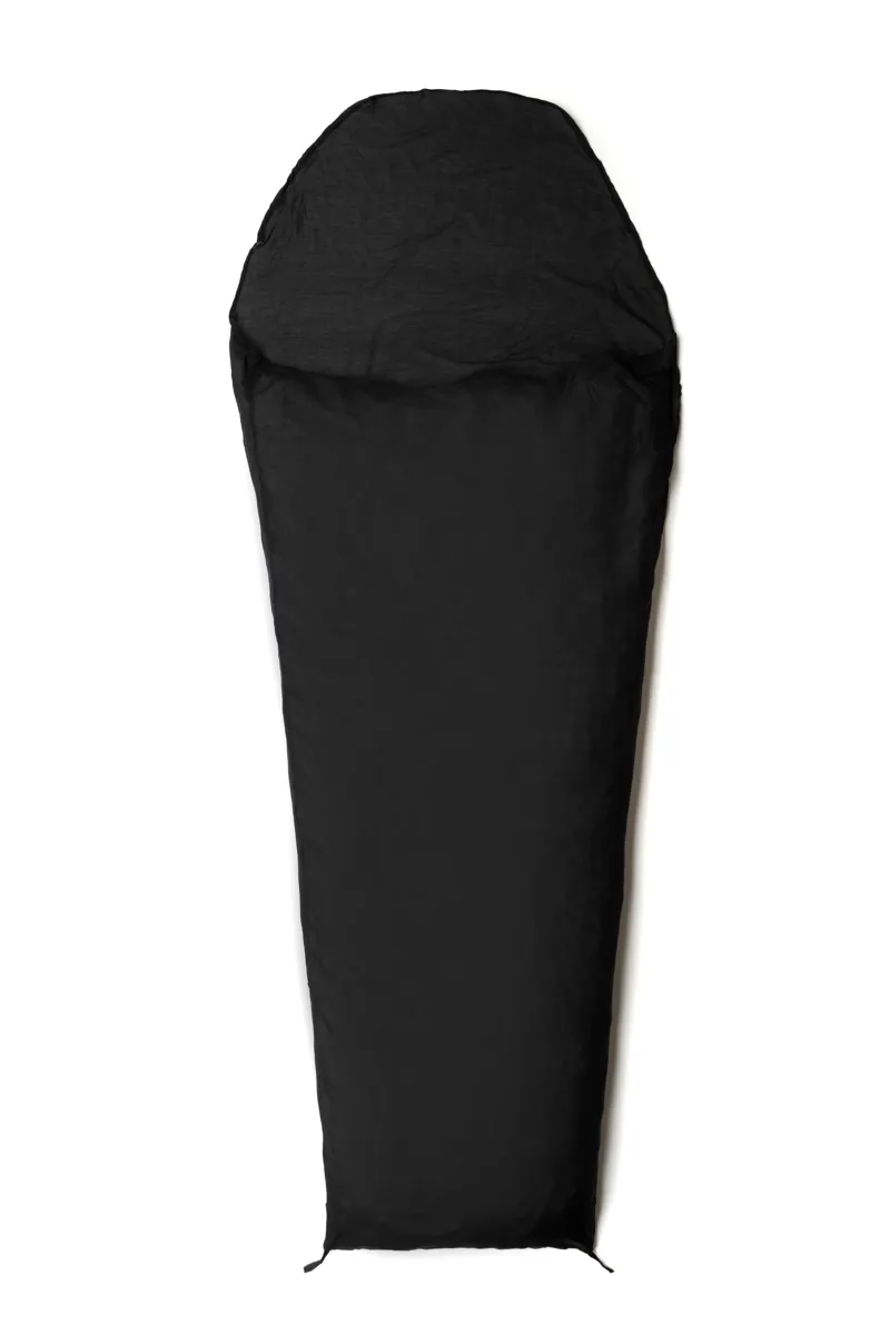 Snugpak Silk Mix Sleeping Bag Liner WGTE in Black