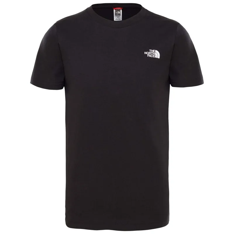The North Face  Youth Simple Dome Short Sleeve T-Shirt in TNF Black/TNF White