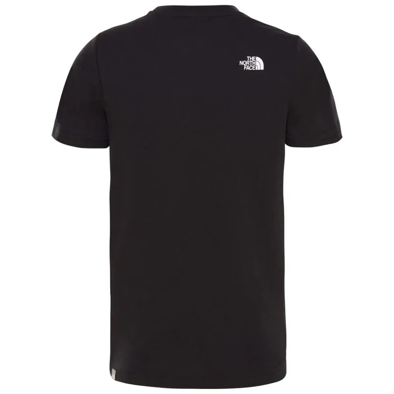 The North Face  Youth Simple Dome Short Sleeve T-Shirt in TNF Black/TNF White-1