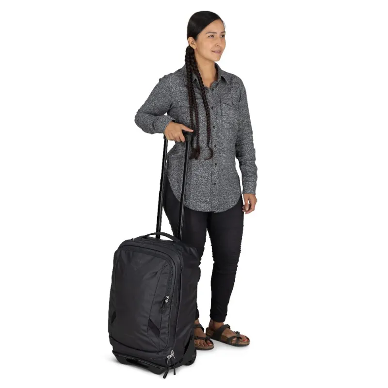 Osprey Transporter Wheeled Carry On in Raven Black-5
