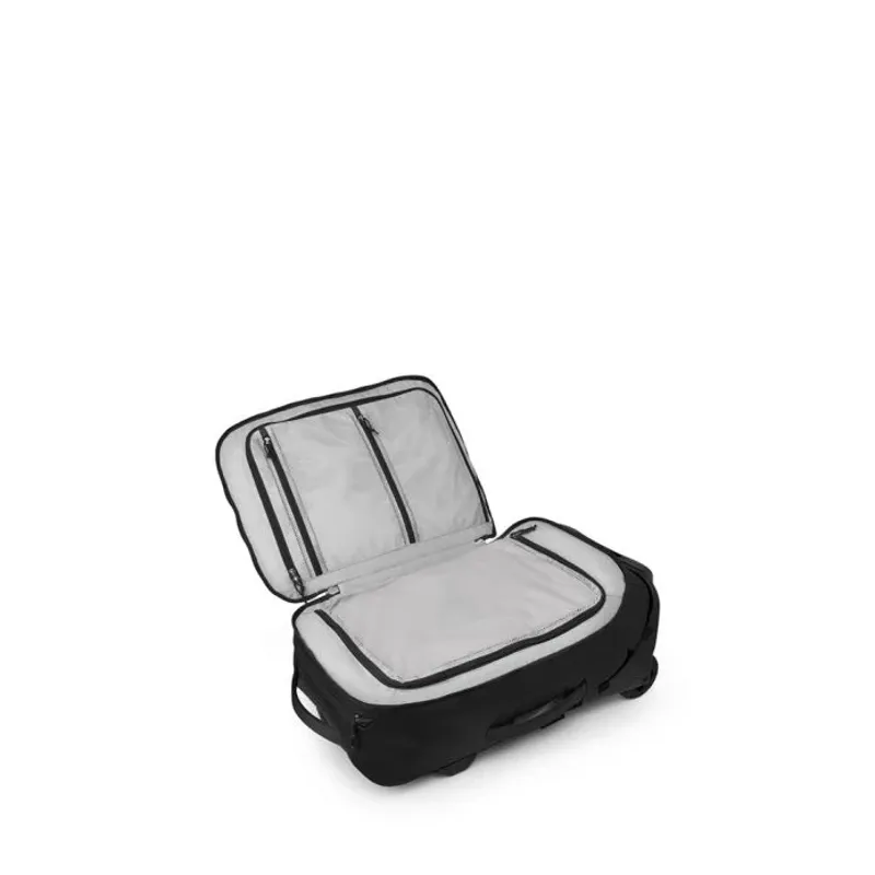 Osprey Transporter Wheeled Carry On in Raven Black/Black-3