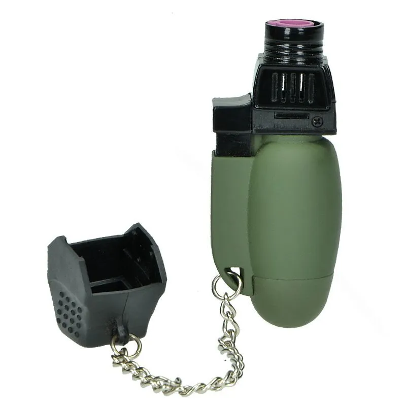 Highlander Turboflame Windproof Lighter in Green