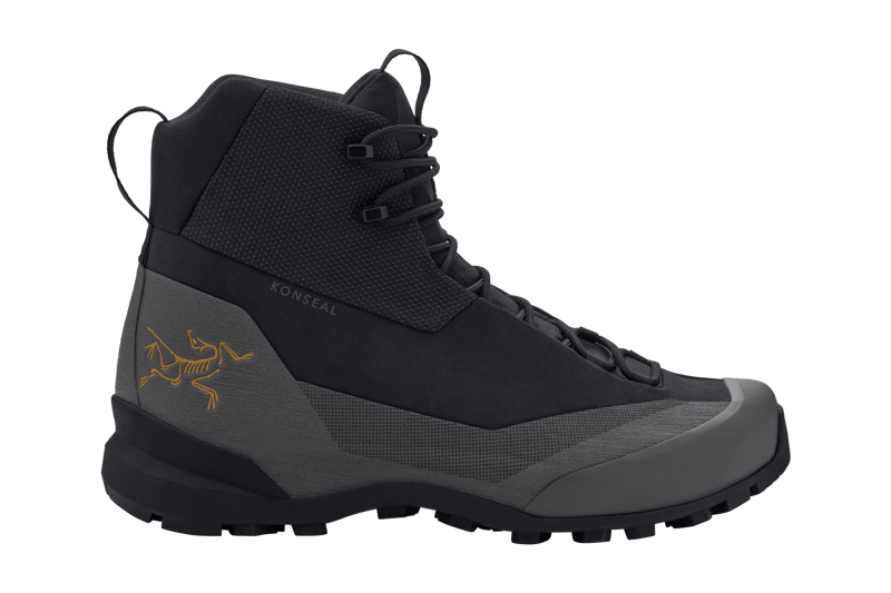 Arc'teryx Men's Konseal Trek Shoes in Black/Graphite