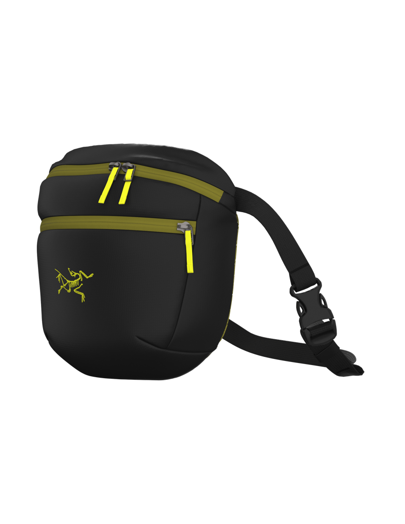 Arc'teryx Mantis 2 Waist Pack in Black/Olive Moss-1