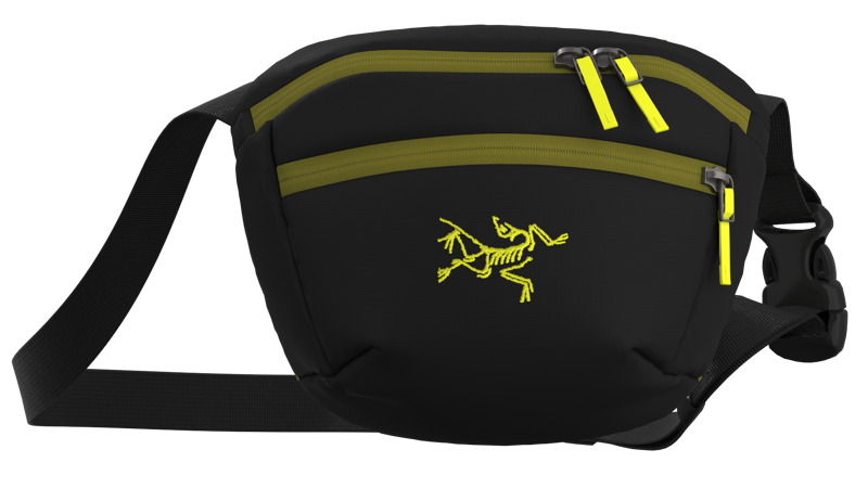 Arc'teryx Mantis 1 Waist Pack in Black/Olive Moss