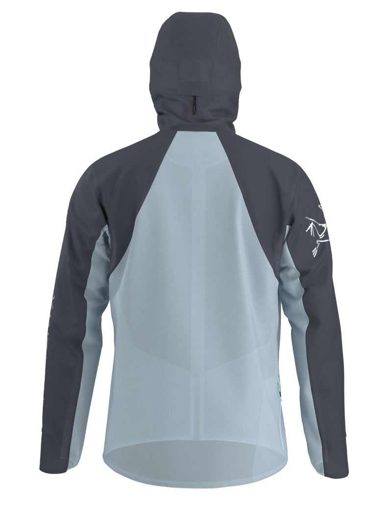 Arc'teryx Men's Norvan Windshell Hoody in  Dark Stratus/Alpine Blue-1