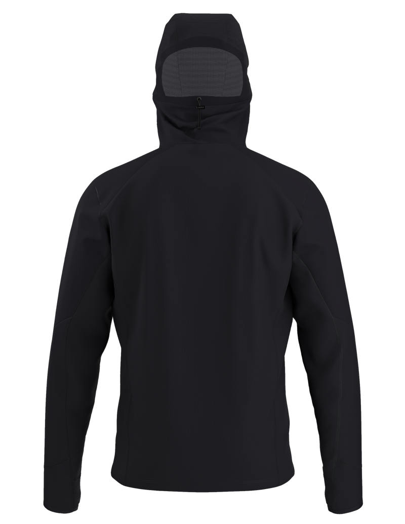 Arc'teryx Men's Delta Hybrid Hoody in Black-1