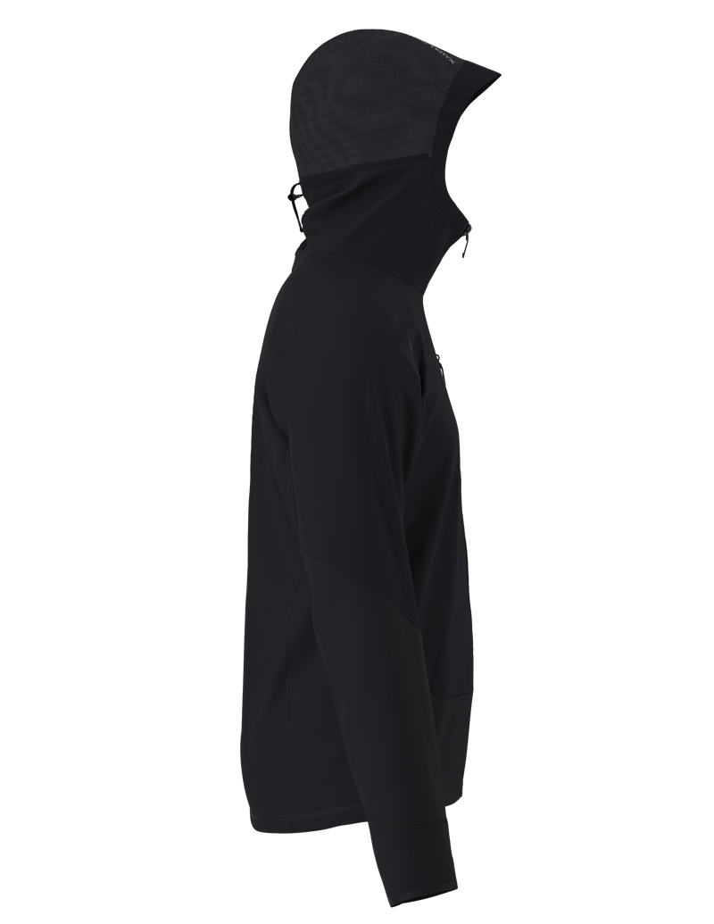 Arc'teryx Men's Delta Hybrid Hoody in Black-3
