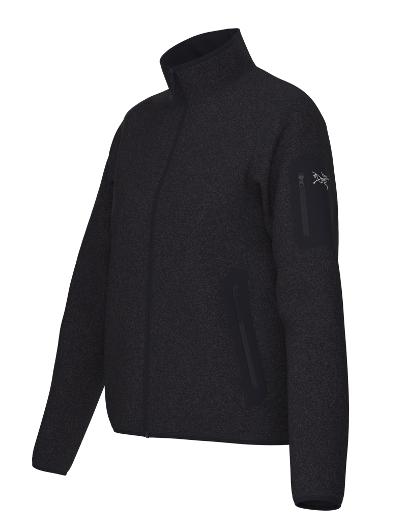 Arc'teryx Women's Covert Cardigan in Black Heather-2